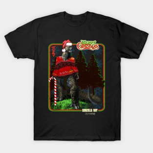 Godzilla christmas T-Shirt